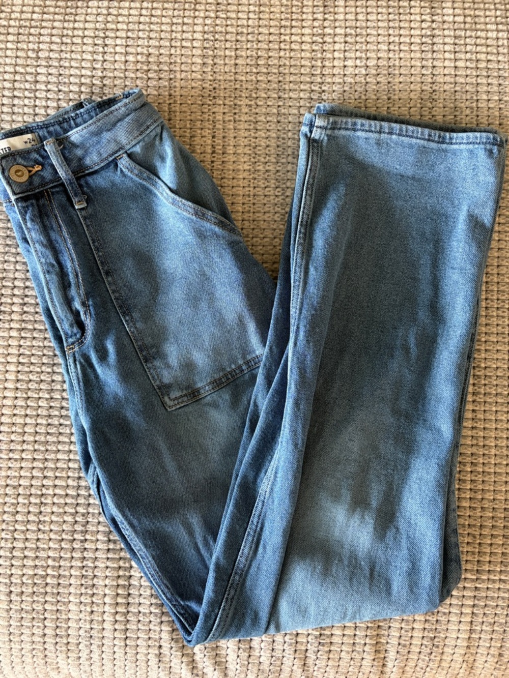 Hollister Curvy Ultra High Rise Dad Jean